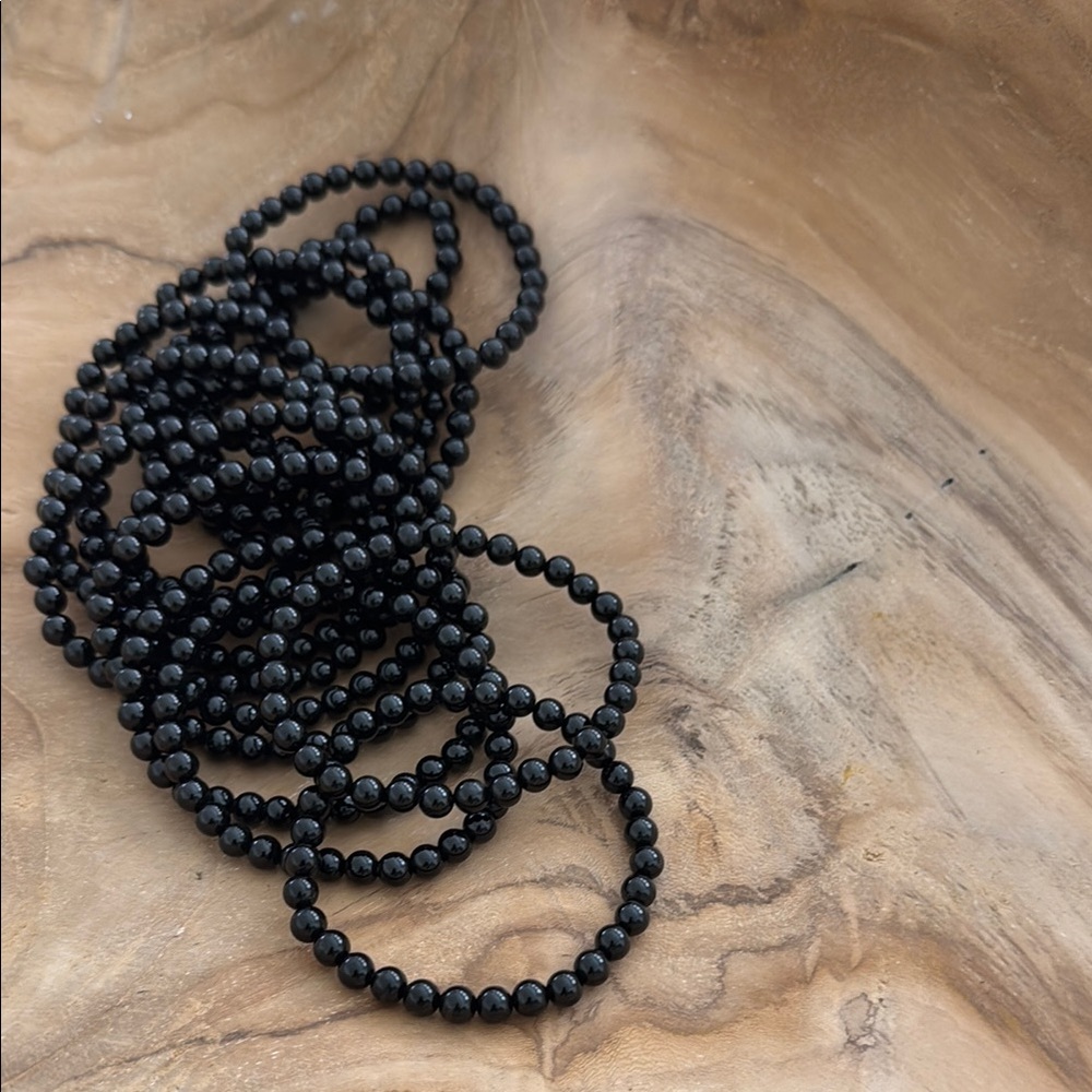 Black Tourmaline Bracelet 6mm